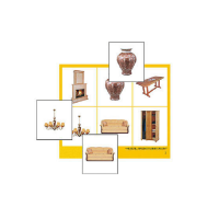 Лото "Мебель. Предметы интерьера" (4 планшета, 24 карточки, цветное, ламинированное) - «globural.ru» - Архангельск