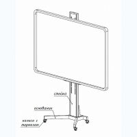 Мобильная стойка SMART-BASE DSM для интерактивных досок - «globural.ru» - Архангельск