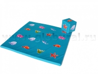 Игровой детский мат «Море» с кубиком (ВИК) - «globural.ru» - Архангельск