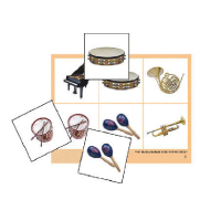 Лото "Музыкальные инструменты" (4 планшета, 24 карточки, цветное, ламинированное) - «globural.ru» - Архангельск