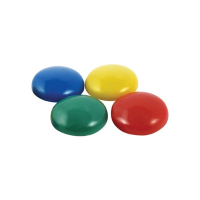 Набор магнитов круглых разноцветных (4 шт.) - «globural.ru» - Архангельск