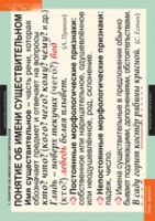 Русский язык. Имя существительное (комплект таблиц) - «globural.ru» - Архангельск