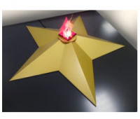 Стенд "Имитация Вечного огня" - «globural.ru» - Архангельск