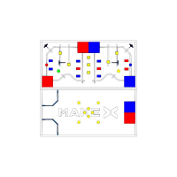 Соревновательное поле с элементами MakeX 2019 City Guardian Arena Expansion Kit for Blue Planet - «globural.ru» - Архангельск