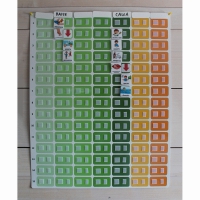 Панель для визуального расписания с цветными ячейками - «globural.ru» - Архангельск