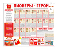 Тематический стенд "Пионеры-герои" - «globural.ru» - Архангельск