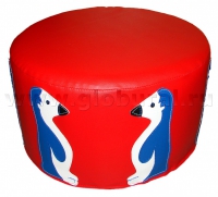 Пуфик «Пингвины» (шелкография, ВИК) - «globural.ru» - Архангельск