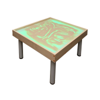 Столик на ножках для рисования песком Радуга. Подсветка RGB - «globural.ru» - Архангельск