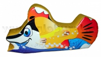 Напольная игрушка "Рыбка" с шелкографией (ВИК) - «globural.ru» - Архангельск