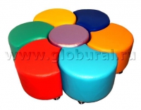 Комплект пуфиков "Семицветик" (ВИК) - «globural.ru» - Архангельск