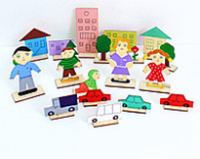 Фигурки для песочной терапии "Семья и дом" - «globural.ru» - Архангельск