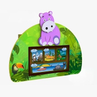 Сенсорный настенный коррекционно-развивающий комплекс "Бегемотик" - «globural.ru» - Архангельск