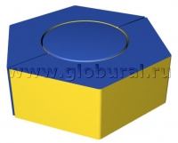 Шестигранное кресло - пуф 80*70*30см (ВИК) - «globural.ru» - Архангельск