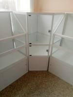 Шкаф-витрина угловая (малая) - «globural.ru» - Архангельск