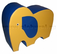 Напольная игрушка "Слон" с аппликацией (ВИК) - «globural.ru» - Архангельск