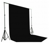 Фотофон для фото и видео 3х6 м Черный - «globural.ru» - Архангельск