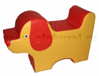 Напольная игрушка "Собака" с аппликацией (ВИК) - «globural.ru» - Архангельск