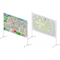 Магнитный стенд двусторонний "Азбука дорожного движения ПДД" - «globural.ru» - Архангельск
