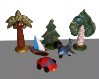 Набор стилизованных глиняных фигурок для песочной терапии - «globural.ru» - Архангельск