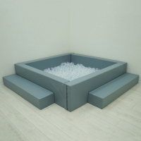 Сухой бассейн с шариками и RGB-подсветкой 140х140 см - «globural.ru» - Архангельск