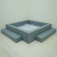 Сухой бассейн с шариками и RGB-подсветкой 190х190 см - «globural.ru» - Архангельск