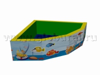 Сухой бассейн угловой (с шелкографией) - «globural.ru» - Архангельск
