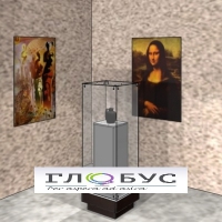 Витрина музейная с внутренним пьедесталом - «globural.ru» - Архангельск
