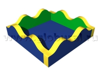 Сухой бассейн "Волна-2" с аппликацией - «globural.ru» - Архангельск