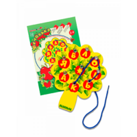 Игровое пособие Шнур-грамотей "Яблонька" - «globural.ru» - Архангельск