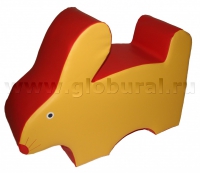 Напольная игрушка "Заяц" с аппликацией (ВИК) - «globural.ru» - Архангельск