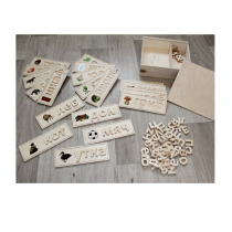 Слова-вкладыши и деревянный алфавит - «globural.ru» - Архангельск