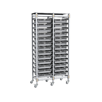 Стеллаж мобильный 2-х секционный для учебных наборов и цифровых лабораторных комплексов SenseDisc - «globural.ru» - Архангельск