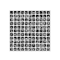 Поле aruco-меток, не бликующая поверхность 101 метка - «globural.ru» - Архангельск