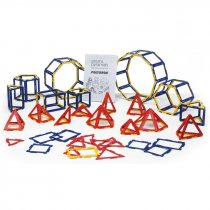 Набор по основам математики, конструирования и моделирования Полидрон Каркасы "Призмы и пирамиды" - «globural.ru» - Архангельск