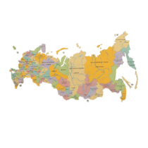 Административная карта России из дерева на стену "Родина моя" 900×511×30мм - «globural.ru» - Архангельск