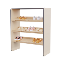 Полка для обуви во входную группу из коллекции мебели «НЕГА» (цвет бежевый) - «globural.ru» - Архангельск