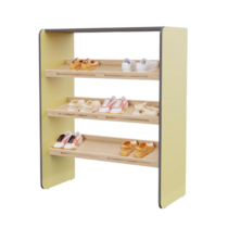 Полка для обуви во входную группу из коллекции мебели «НЕГА» (цвет желтый) - «globural.ru» - Архангельск
