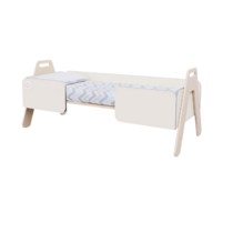 Кровать детская из коллекции «НЕГА» (цвет бежевый) - «globural.ru» - Архангельск