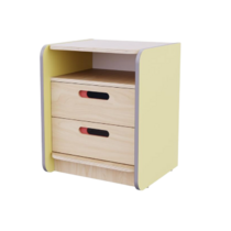 Тумба к письменному столу воспитателя из коллекции «НЕГА» (цвет желтый) - «globural.ru» - Архангельск