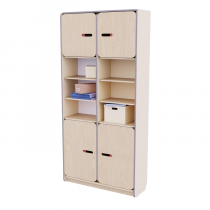 Рабочий стеллаж для воспитателя из коллекции «НЕГА» (цвет бежевый) - «globural.ru» - Архангельск