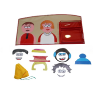 Дидактическое панно "Смешные человечки" - «globural.ru» - Архангельск