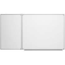 Доска магнитно-маркерная настенная двухэлементная белая полимерная - «globural.ru» - Архангельск