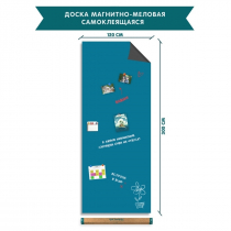 Магнитно-меловая доска/обои XL на самоклеящейся основе - «globural.ru» - Архангельск
