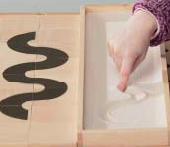 Комплект психолога Пертра. Дополнительный набор с песком для развития графомоторики c пластинами - «globural.ru» - Архангельск