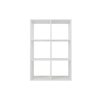 Стеллаж 6 секций цвет белый - «globural.ru» - Архангельск