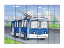 Магниты-пазлы "Троллейбус" - «globural.ru» - Архангельск