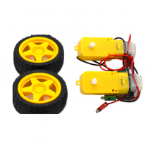 Двигатель постоянного тока с колесом на валу SNS-151 2 шт. - «globural.ru» - Архангельск