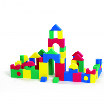 Блоки геометрические мягкие. Набор для класса. - «globural.ru» - Архангельск