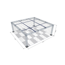 Огражденное пространство с защитной сеткой для безопасного пилотирования 8х8х3м  - «globural.ru» - Архангельск