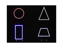 Интерактивная панель "Цветные фигуры-4" (вариант 1) - «globural.ru» - Архангельск